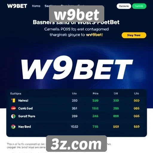 Comparação entre w9bet e concorrentes do mercado
